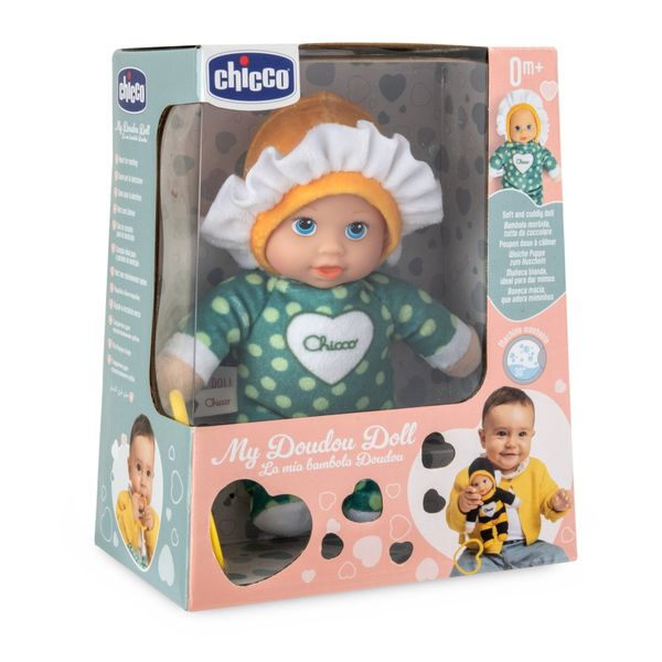 Chicco  mini bambola my doudou doll fiore,  altezza 18 cm - Chicco