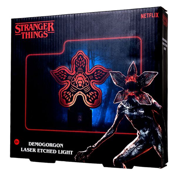 Lampada led stranger things demogorgon laser etched - Stranger Things