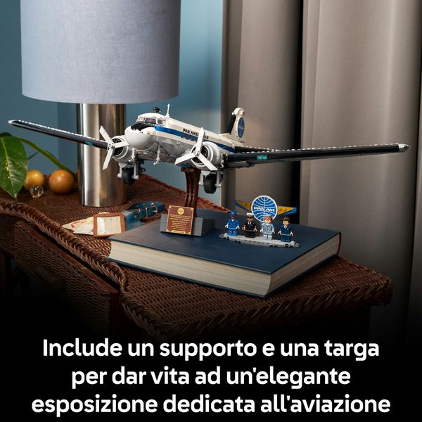 Lego icons aereo di linea douglas™ dc-3™ pan am® - 11378 - LEGO ICONS