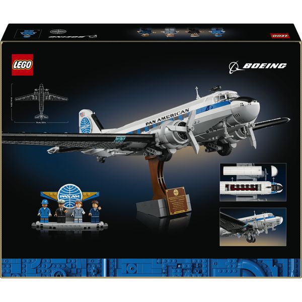 Lego icons aereo di linea douglas™ dc-3™ pan am® - 11378 - LEGO ICONS