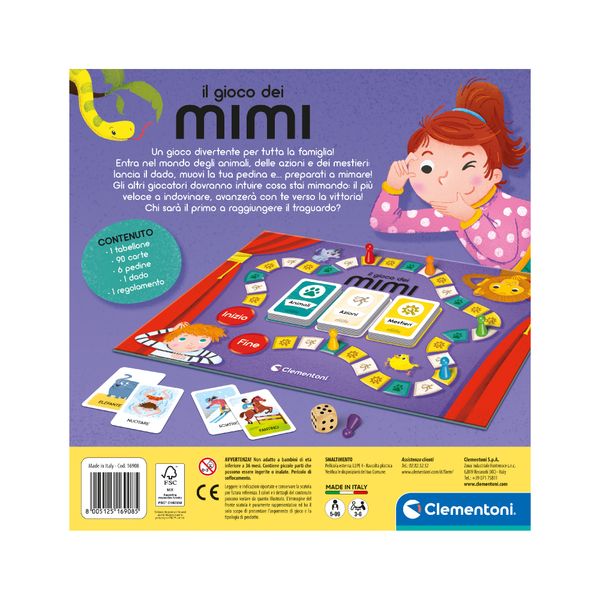 Clementoni - 16908 - il gioco dei mimi - CLEMENTONI