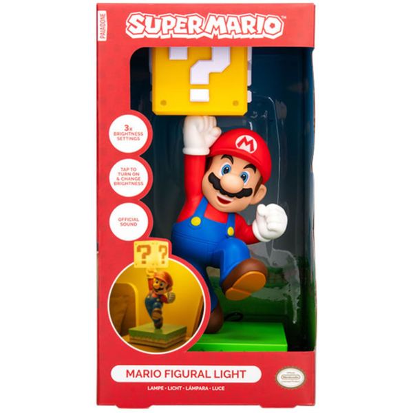 Paladone lampada diorama super mario w/block - Super Mario