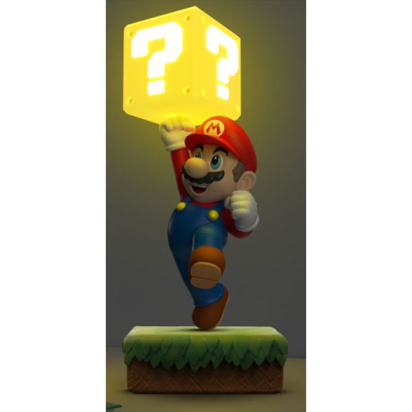 Paladone lampada diorama super mario w/block - Super Mario
