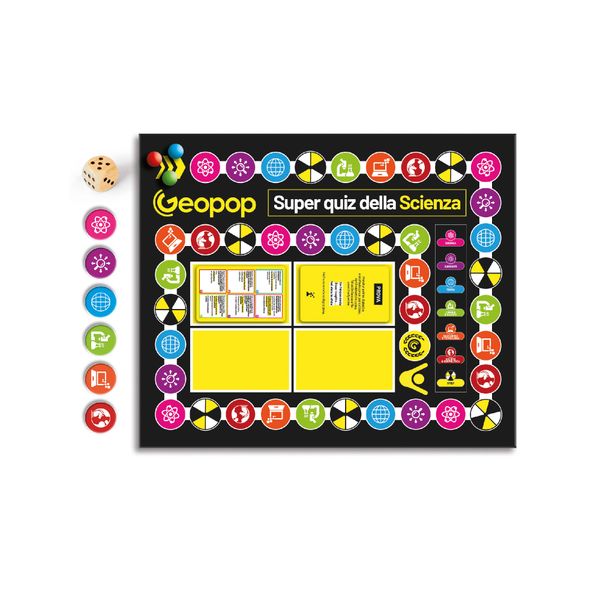 Clementoni - 19431 - geopop - il superquiz della scienza - CLEMENTONI