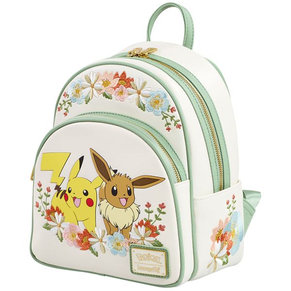 Funko loungefly mini zaino pokemon pikachu & eevee con fiori - POKEMON