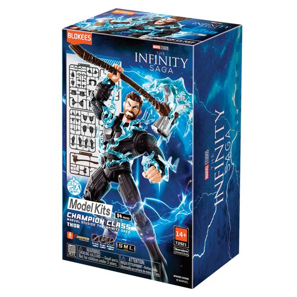 Blokees figures - marvel heroes - champion class - thor - 99pcs - Avengers, BLOKEES, MARVEL