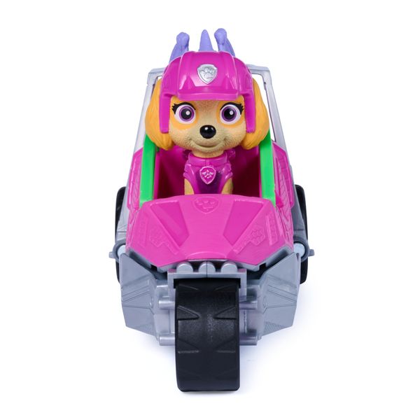 Paw patrol: the dino movie, skye dino rescue jet con ali ripiegabili e tenaglia funzionante, giocattoli per bambini e bambine dai 3 anni in su - Paw Patrol