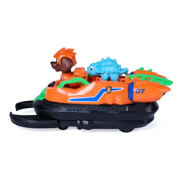 Paw patrol: the dino movie, hovercraft zuma dino rescue con tenaglia di salvataggio estendibile, 2 action figure e 1 veicolo collezionabili, da 3 anni - Paw Patrol