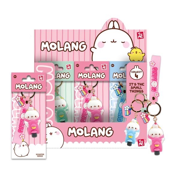 Serie di scooter con portachiavi e cinturino yume molang - NO BRAND
