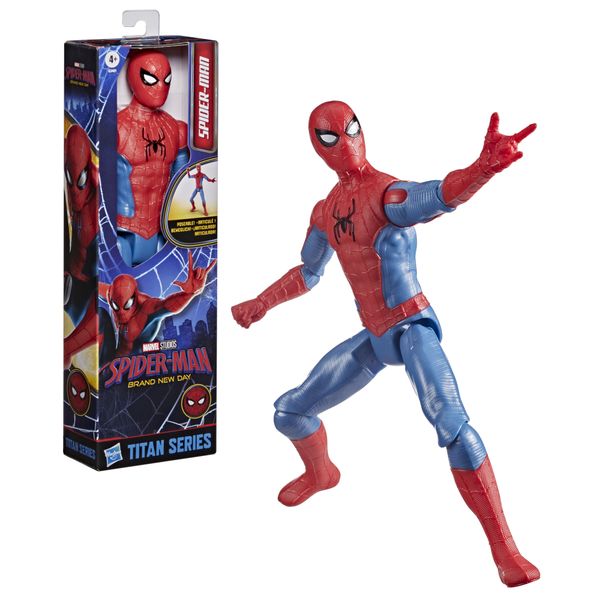 Hasbro marvel spider-man: brand new day, titan series, spider-man - Spiderman