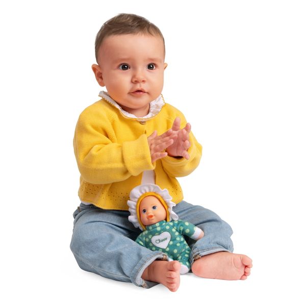 Chicco  mini bambola my doudou doll fiore,  altezza 18 cm - Chicco