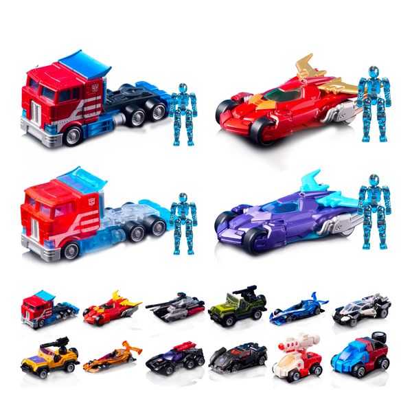Blokees figures - wheels transformers - c01 - display da 12 pz. - BLOKEES