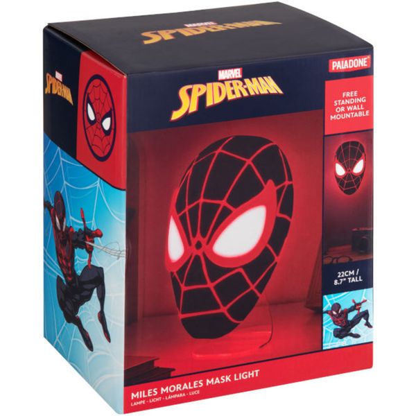 Paladone lampada spider-man miles morales mask - Spiderman