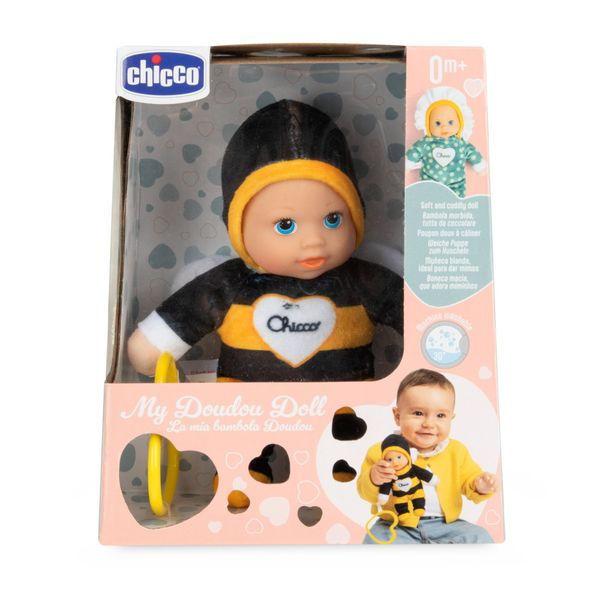 Chicco  mini bambola my doudou doll ape,  altezza 18 cm - Chicco