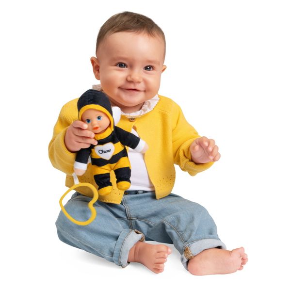 Chicco  mini bambola my doudou doll ape,  altezza 18 cm - Chicco