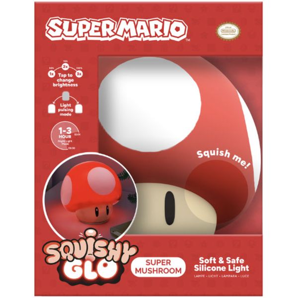 Paladone lampada squishyglo super mario super mushroom - Super Mario
