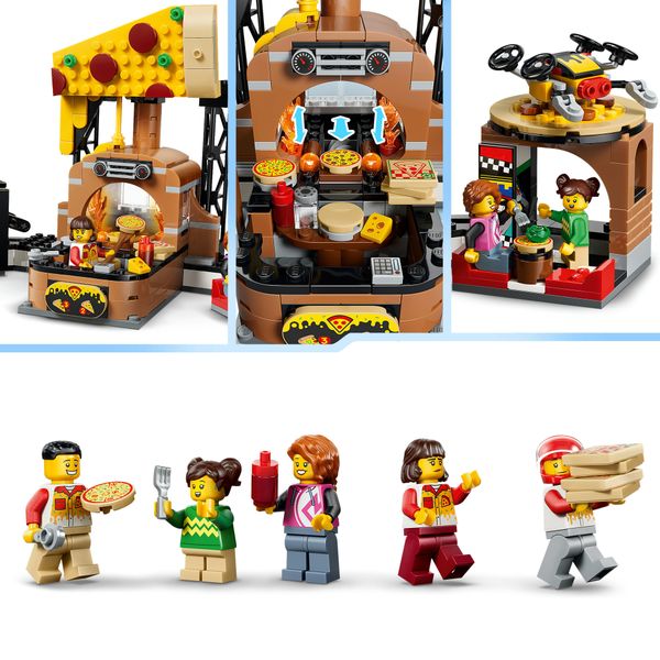Lego lego city centro di consegna pizze con veicoli - 60496 - LEGO CITY