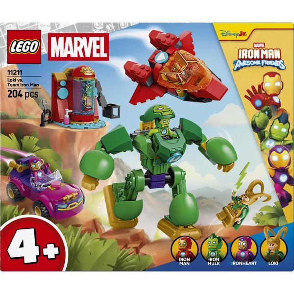 Lego disney junior marvel loki vs. team iron man - 11211 - LEGO SUPER HEROES, LEGO, MARVEL