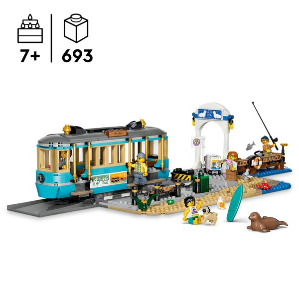 Lego lego city tram classico della spiaggia - 60506 - LEGO CITY