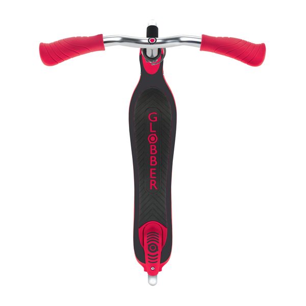 Monopattino flow 125 light red — ruote led, manubrio regolabile, 5+ anni - GLOBBER