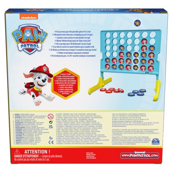Paw patrol quattro in fila gioco da tavolo, 4+ - Paw Patrol