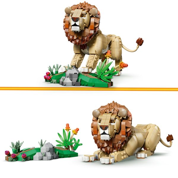 Lego lego creator animali selvatici: leone maestoso - 31386 - LEGO CREATOR