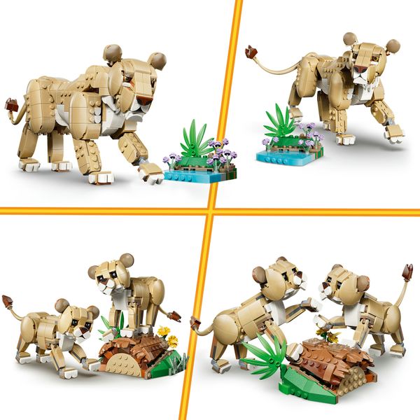 Lego lego creator animali selvatici: leone maestoso - 31386 - LEGO CREATOR