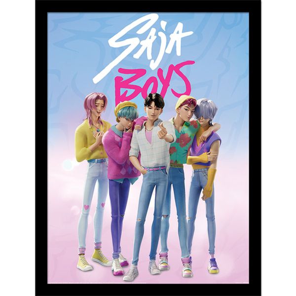 Quadro kpop demon hunters collector print saja boys - KPOP DEMON HUNTERS