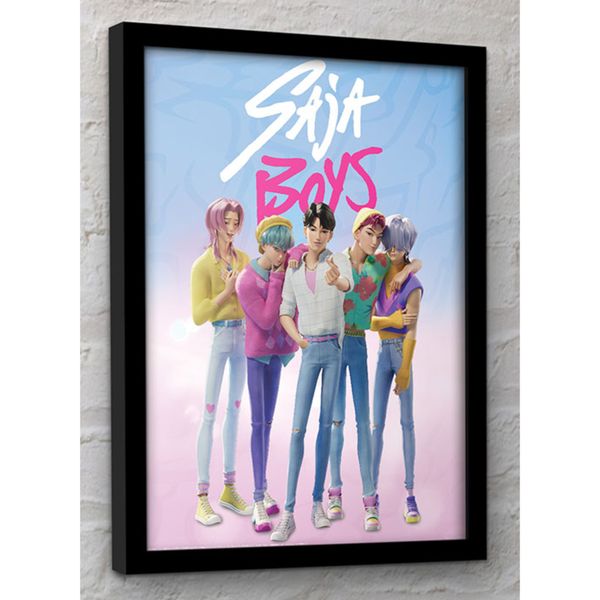 Quadro kpop demon hunters collector print saja boys - KPOP DEMON HUNTERS