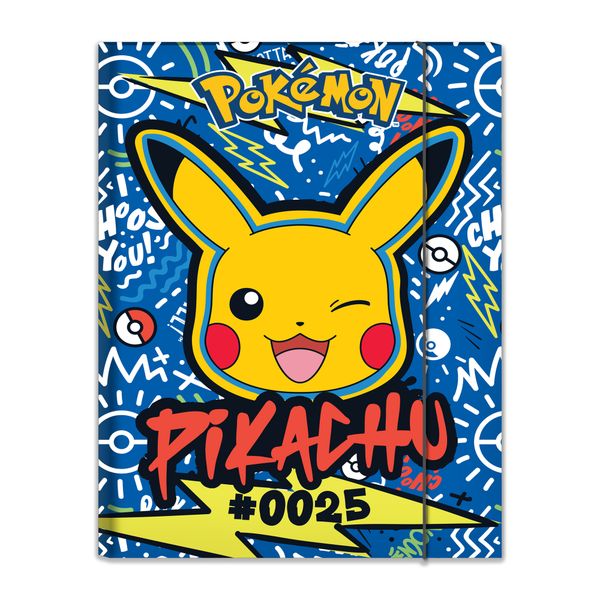 Cartella con elastico pokemon assortito - POKEMON, SEVEN