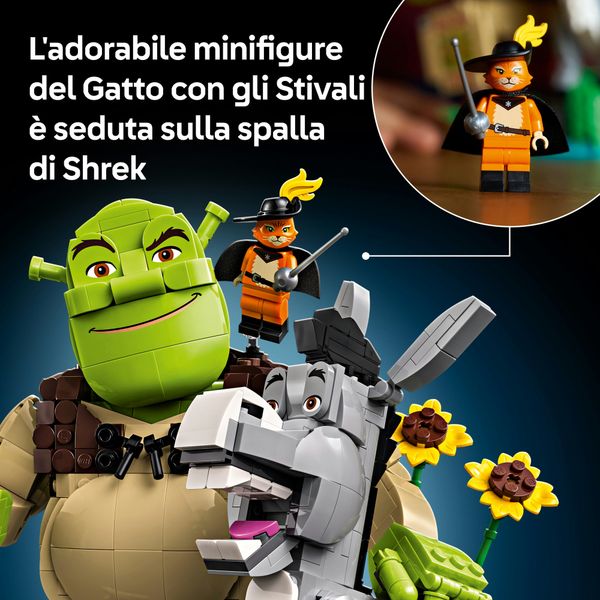 Lego shrek shrek, ciuchino e gatto con gli stivali - 72423 - SHREK, LEGO