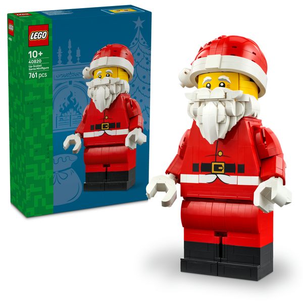 Lego lego iconic grande minifigure di babbo natale - 40820 - LEGO ICONS