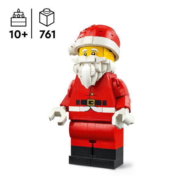 Lego lego iconic grande minifigure di babbo natale - 40820 - LEGO ICONS