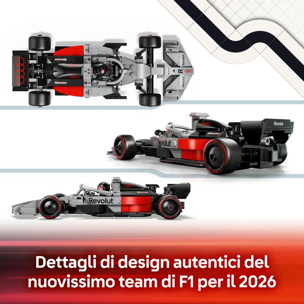 Lego speed champions 77259 auto da corsa audi revolut f1 team r26 - LEGO