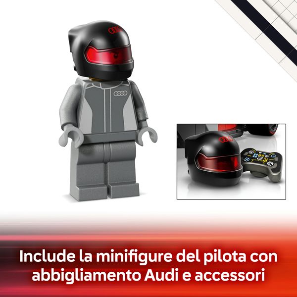 Lego speed champions 77259 auto da corsa audi revolut f1 team r26 - LEGO