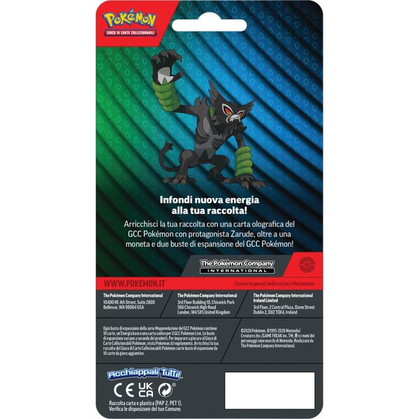 Pokémon blister 2 buste - zarude - POKEMON
