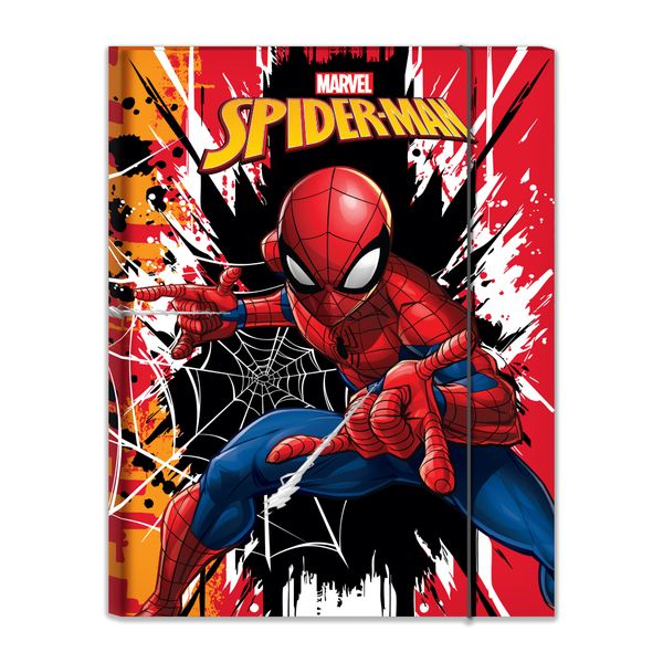Cartella con elastico spiderman assortito - SEVEN, Spiderman