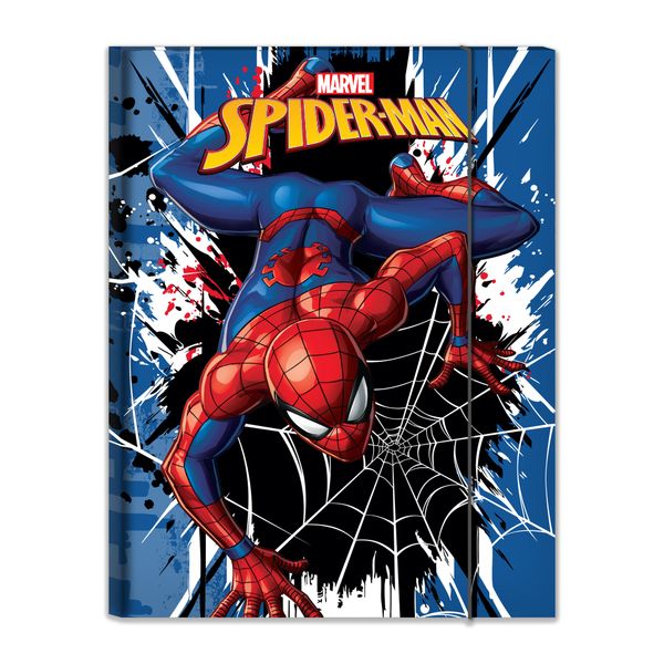 Cartella con elastico spiderman assortito - SEVEN, Spiderman