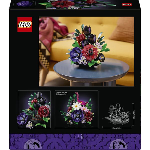 Lego botanicals composizione di fiori scuri - 11513 - LEGO ICONS BOTANICAL