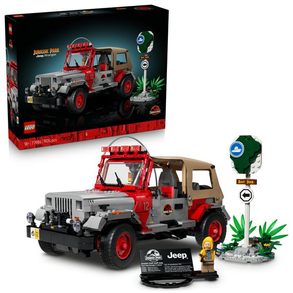Lego jurassic world jurassic park jeep® wrangler - 77984 - Jurassic World, LEGO