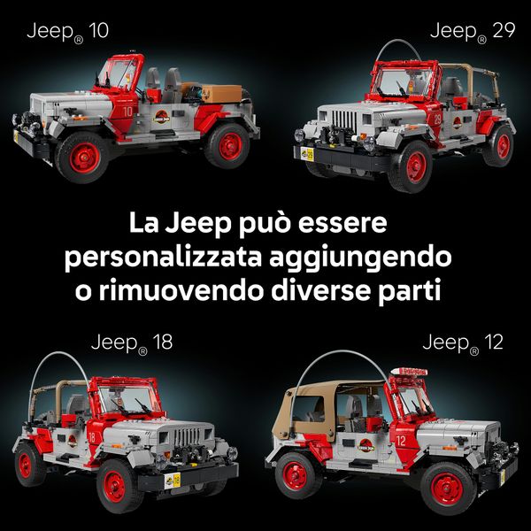 Lego jurassic world jurassic park jeep® wrangler - 77984 - Jurassic World, LEGO