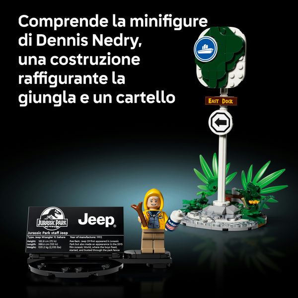 Lego jurassic world jurassic park jeep® wrangler - 77984 - Jurassic World, LEGO