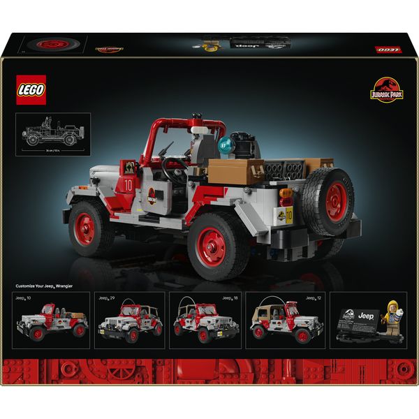 Lego jurassic world jurassic park jeep® wrangler - 77984 - Jurassic World, LEGO