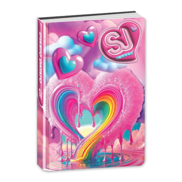 Diario agenda datato 10 mesi assortito  sj gang cartotecnica sj gang girl - SEVEN