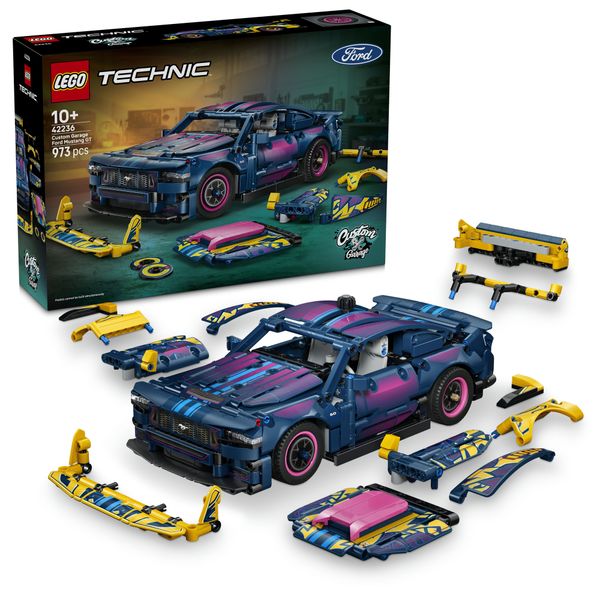 Lego technic auto ford mustang gt custom garage - 42236 - LEGO TECHNIC