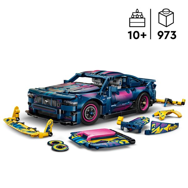 Lego technic auto ford mustang gt custom garage - 42236 - LEGO TECHNIC