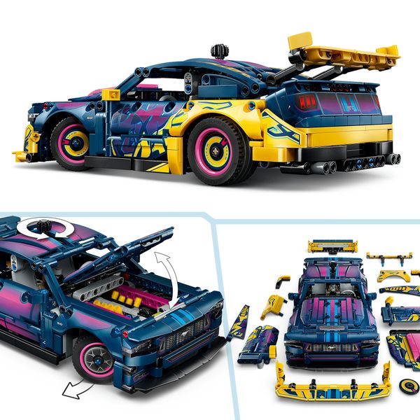 Lego technic auto ford mustang gt custom garage - 42236 - LEGO TECHNIC