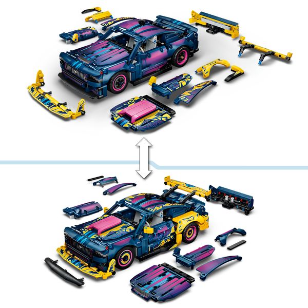Lego technic auto ford mustang gt custom garage - 42236 - LEGO TECHNIC
