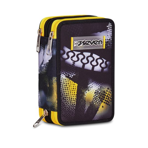 Astuccio seven® 3 zip - golden paint - SEVEN