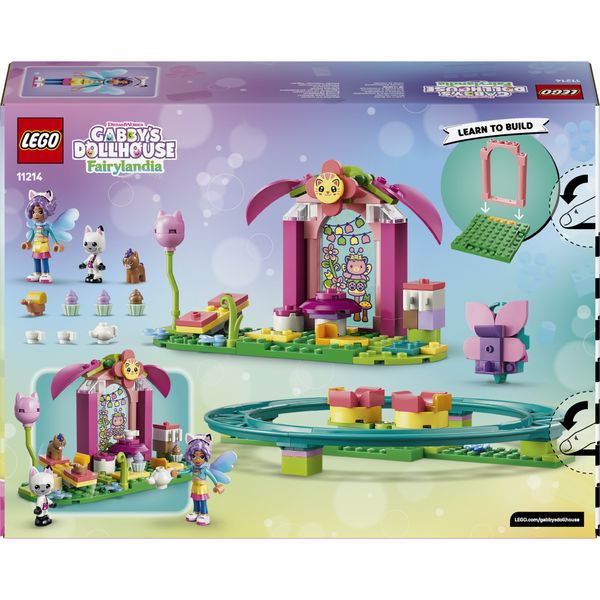 Lego gabby's dollhouse montagne russe fatate e tea party - 11214 - GABBY'S DOLLHOUSE, LEGO